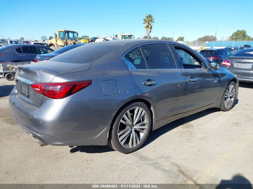 2022 INFINITI Q50 SENSORY JN1EV7CP1NM311271