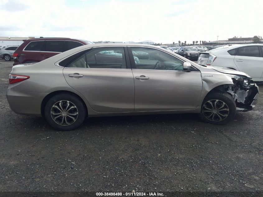 2016 TOYOTA CAMRY HYBRID LE - 4T1BD1FK6GU177971