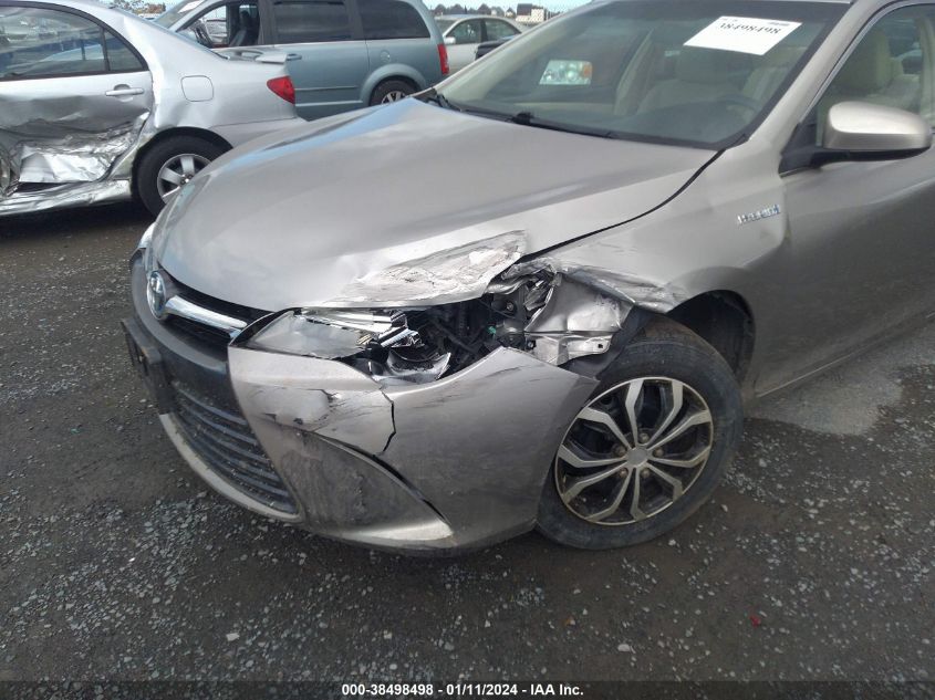 2016 TOYOTA CAMRY HYBRID LE - 4T1BD1FK6GU177971