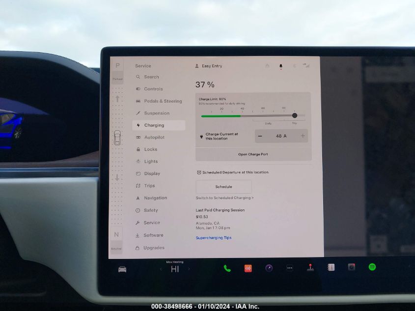 2022 TESLA MODEL S - 5YJSA1E53NF475960