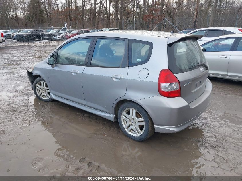 JHMGD386X8S016587 | 2008 HONDA FIT