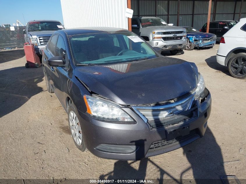 2014 NISSAN SENTRA S/SV/SR/SL - 3N1AB7AP8EY328625