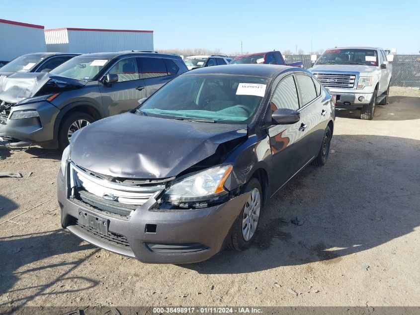 2014 NISSAN SENTRA S/SV/SR/SL - 3N1AB7AP8EY328625