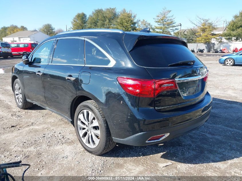 2015 ACURA MDX TECHNOLOGY PACKAGE - 5FRYD4H46FB021773