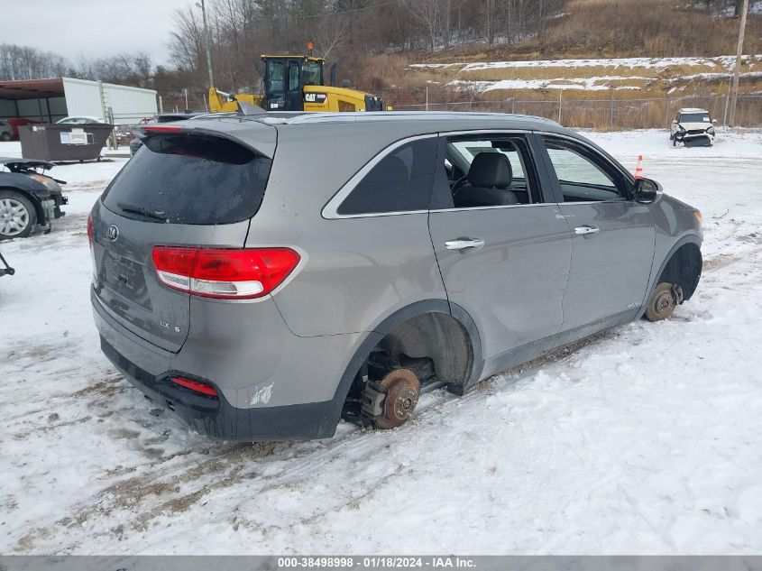 2016 KIA SORENTO 3.3L EX - 5XYPHDA58GG130167