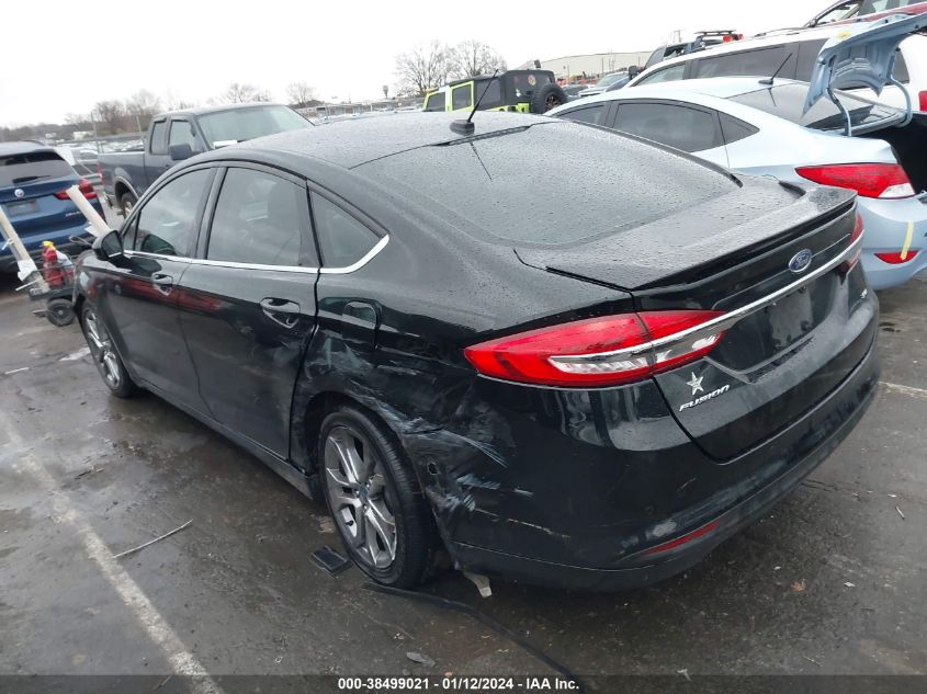 2017 FORD FUSION SE - 3FA6P0H70HR346297