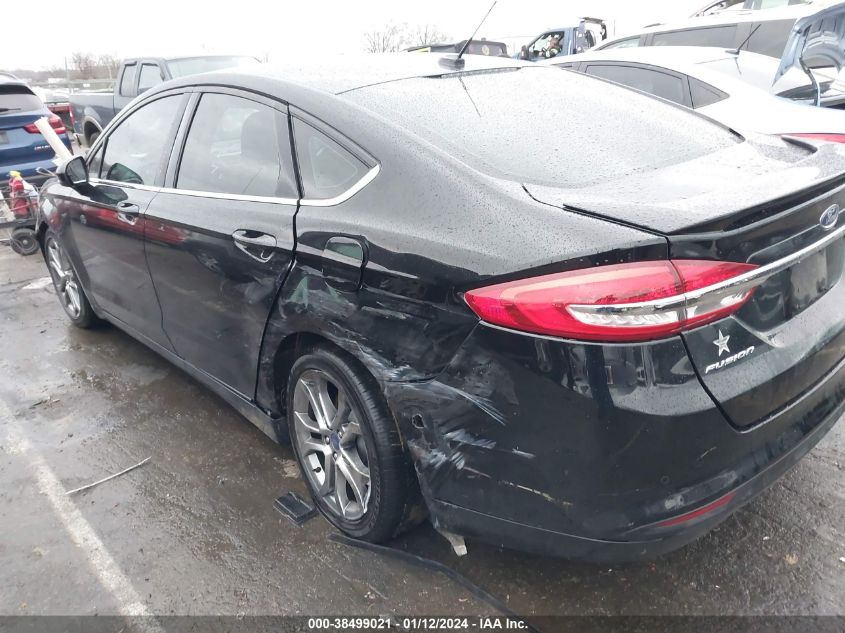 2017 FORD FUSION SE - 3FA6P0H70HR346297