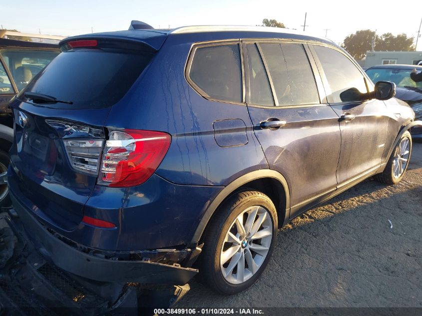 2013 BMW X3 XDRIVE28I - 5UXWX9C50D0D03644