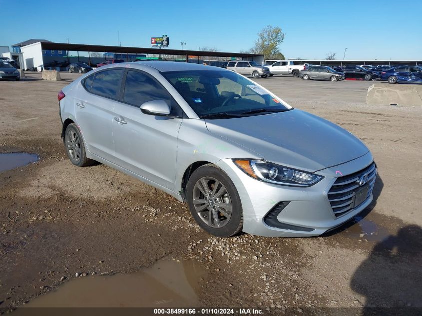 2018 HYUNDAI ELANTRA SEL/VALUE/LIMITED - 5NPD84LF1JH284812
