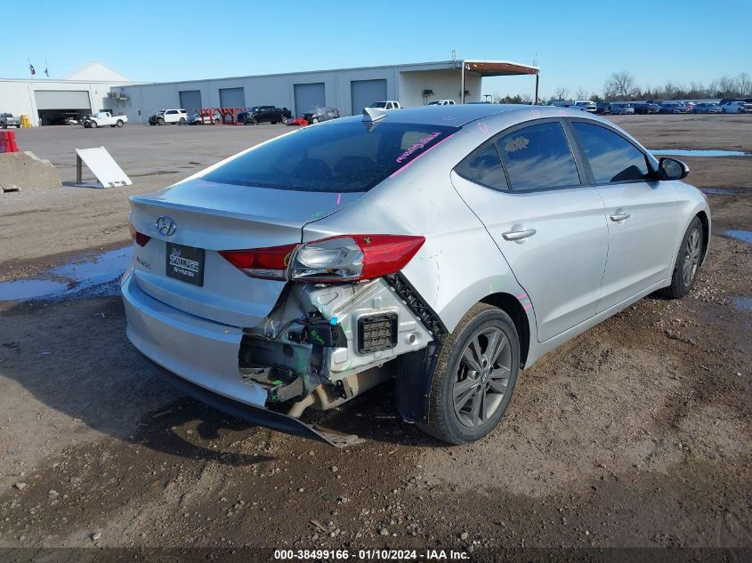 2018 HYUNDAI ELANTRA SEL/VALUE/LIMITED - 5NPD84LF1JH284812