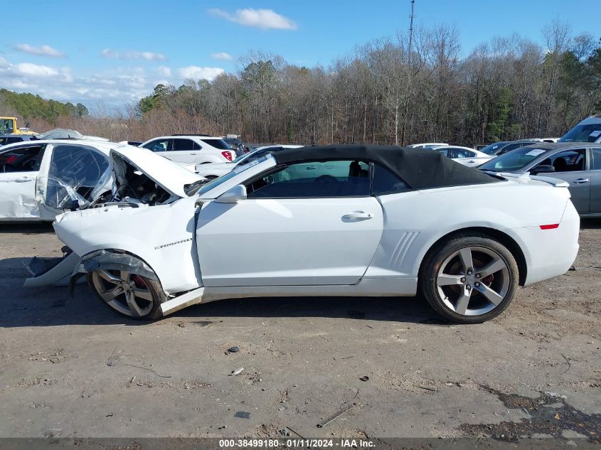 2013 CHEVROLET CAMARO LT - 2G1FC3D34D9185391