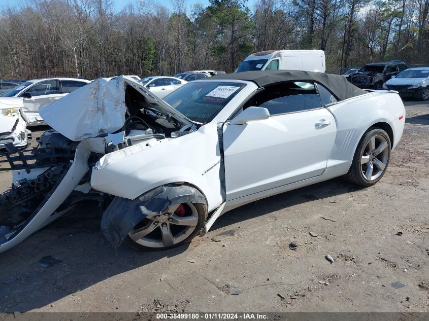 2013 CHEVROLET CAMARO LT - 2G1FC3D34D9185391