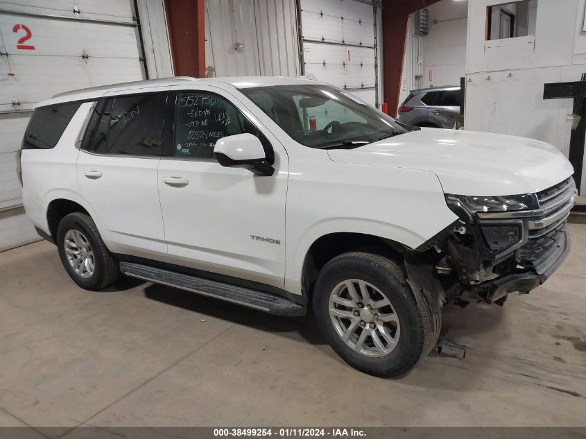 2023 CHEVROLET TAHOE 4WD LT - 1GNSKNKD3PR297276
