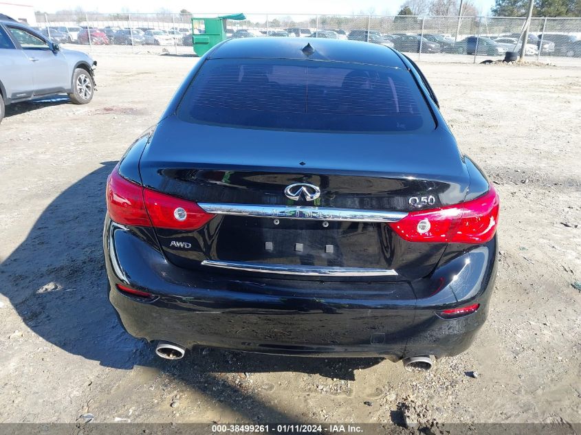 2015 INFINITI Q50 PREMIUM/SPORT - JN1BV7AR0FM409832