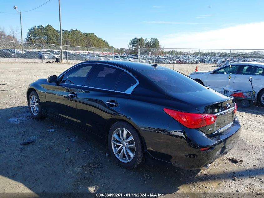 2015 INFINITI Q50 PREMIUM/SPORT - JN1BV7AR0FM409832