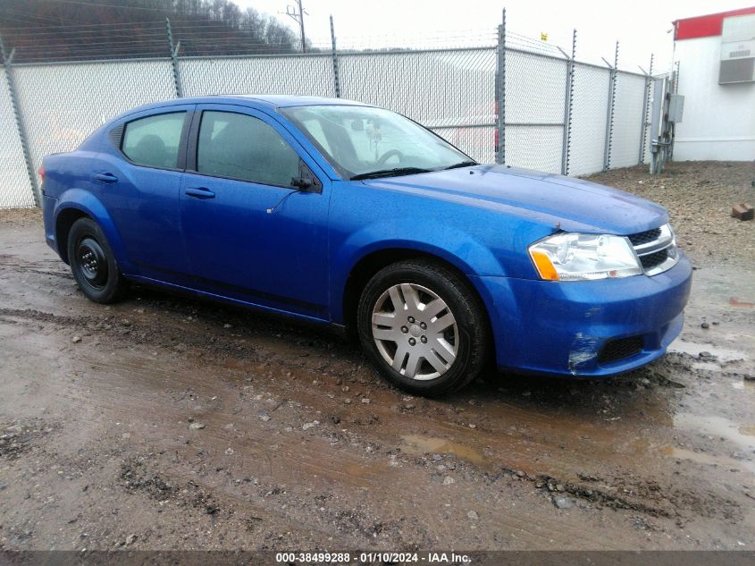 2013 DODGE AVENGER SE - 1C3CDZABXDN617991