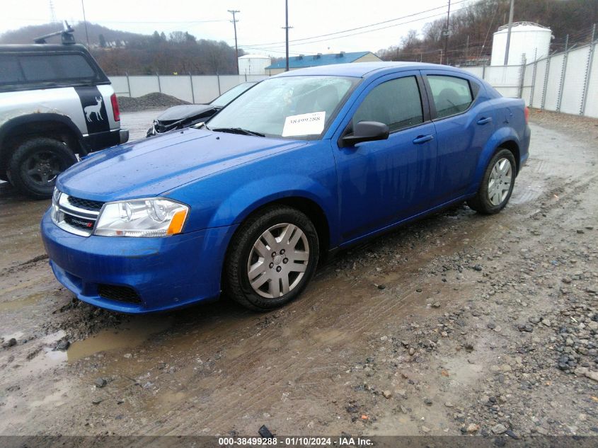 2013 DODGE AVENGER SE - 1C3CDZABXDN617991