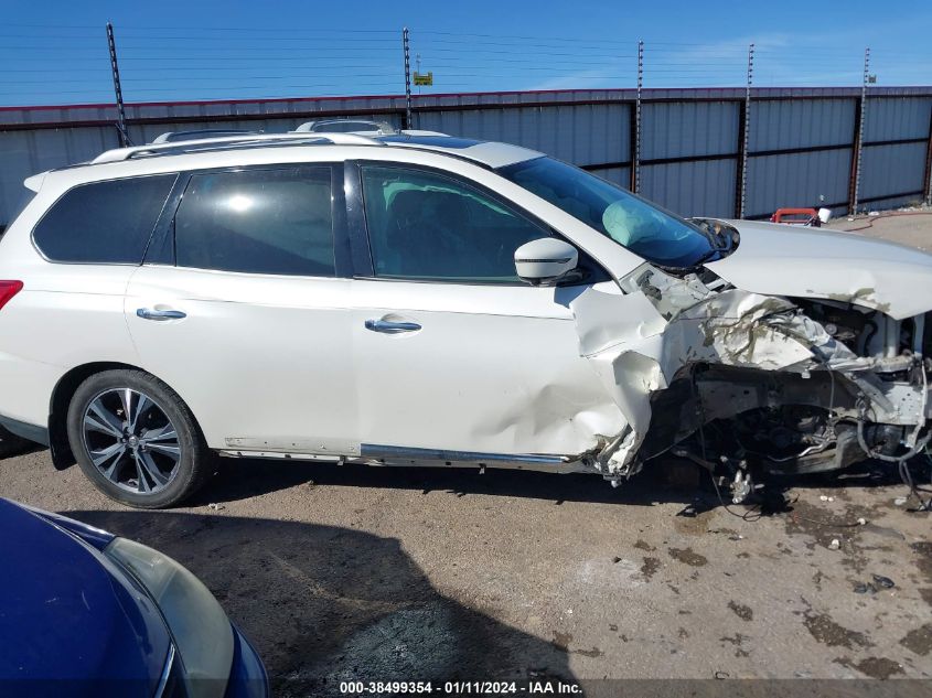 2017 NISSAN PATHFINDER PLATINUM - 5N1DR2MN1HC623982