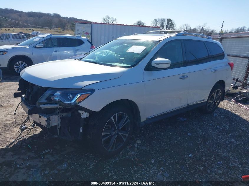 2017 NISSAN PATHFINDER PLATINUM - 5N1DR2MN1HC623982