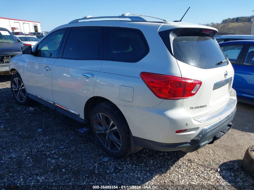2017 NISSAN PATHFINDER PLATINUM - 5N1DR2MN1HC623982