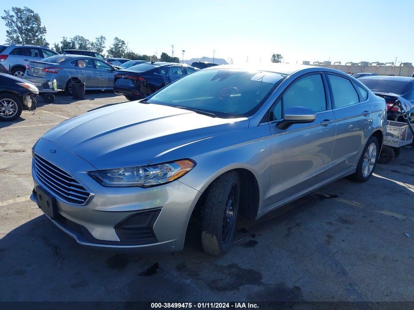 VIN 3FA6P0LU2LR170942 2020 FORD FUSION HYBRID SE
