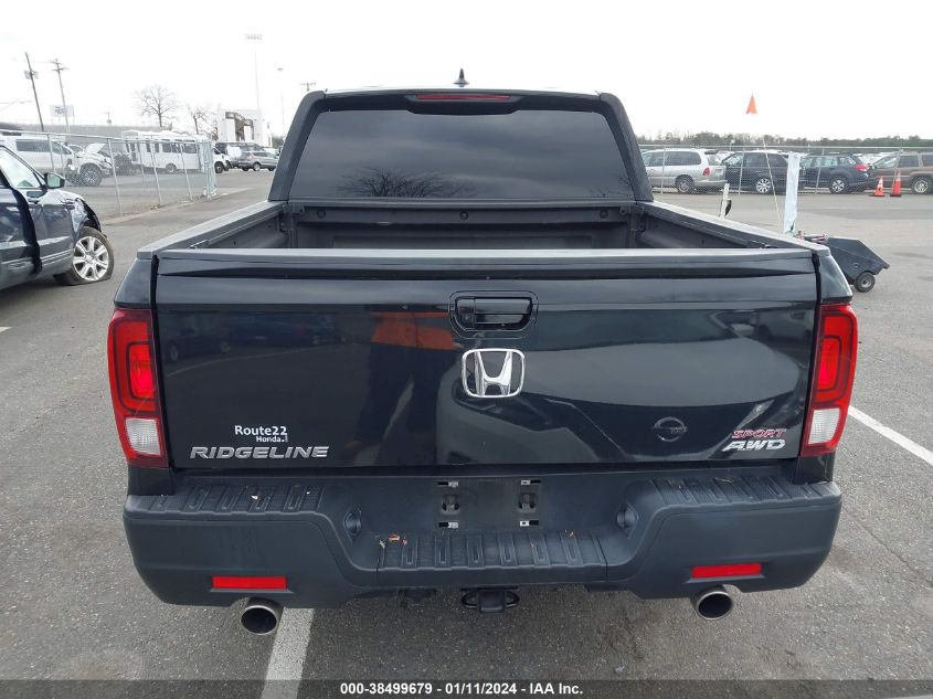 2021 HONDA RIDGELINE SPORT - 5FPYK3F17MB027385