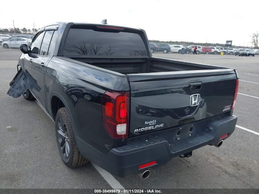 2021 HONDA RIDGELINE SPORT - 5FPYK3F17MB027385