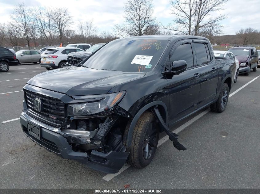 2021 HONDA RIDGELINE SPORT - 5FPYK3F17MB027385