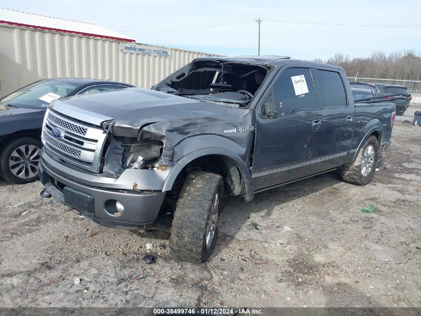 2013 FORD F-150 PLATINUM - 1FTFW1EFXDFA42805