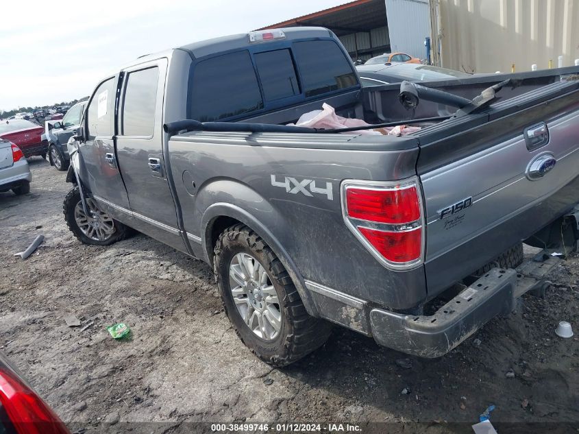 2013 FORD F-150 PLATINUM - 1FTFW1EFXDFA42805