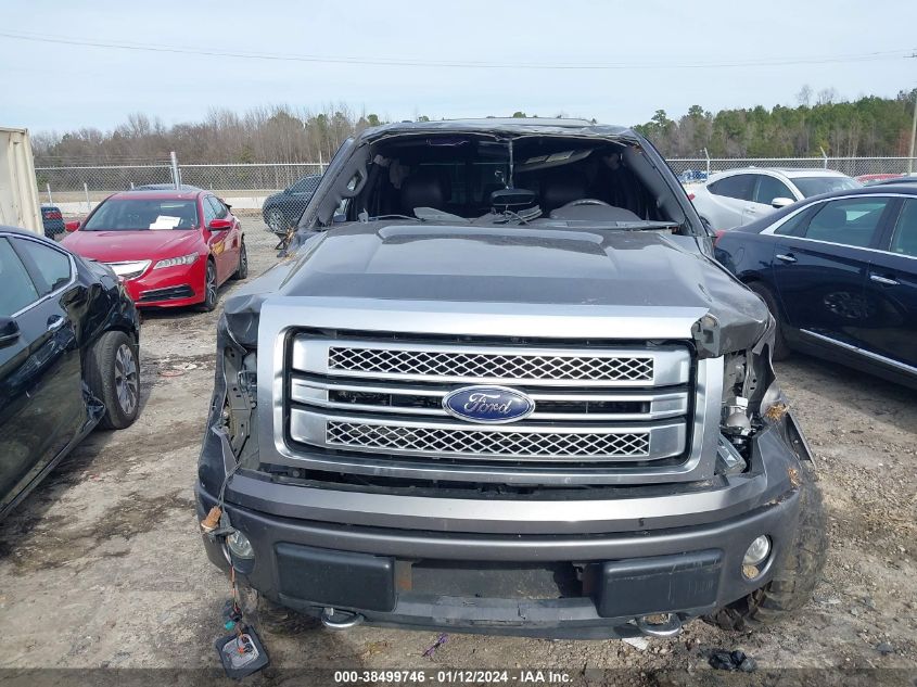 2013 FORD F-150 PLATINUM - 1FTFW1EFXDFA42805