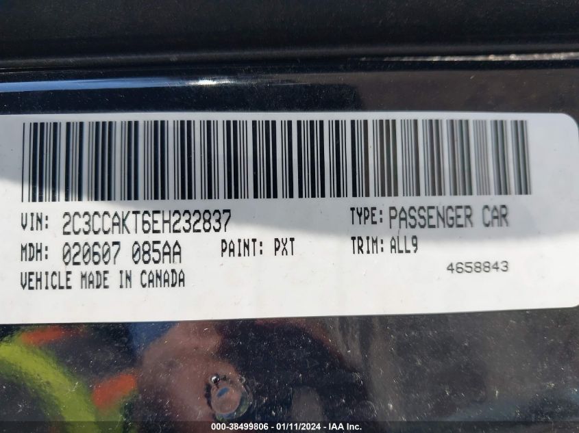 2014 CHRYSLER 300C - 2C3CCAKT6EH232837