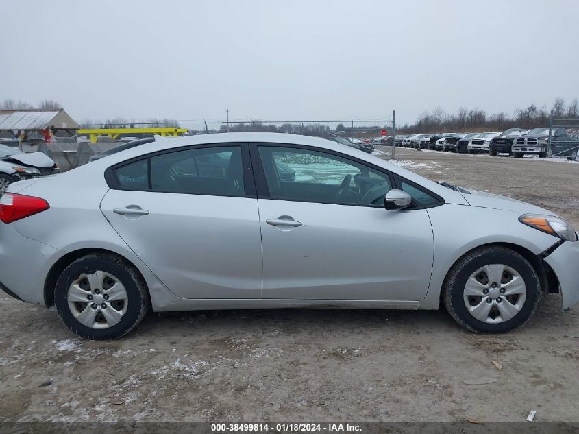2015 KIA FORTE LX - KNAFX4A60F5427980