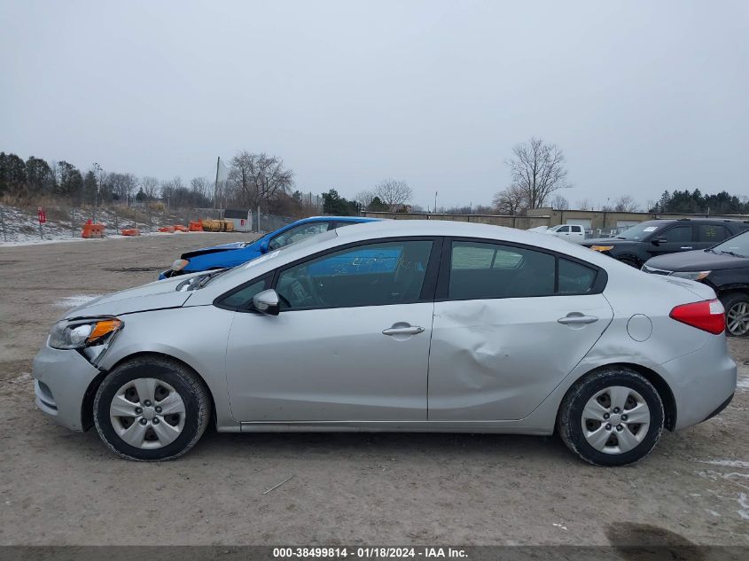 2015 KIA FORTE LX - KNAFX4A60F5427980
