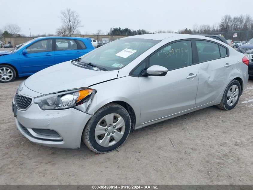2015 KIA FORTE LX - KNAFX4A60F5427980