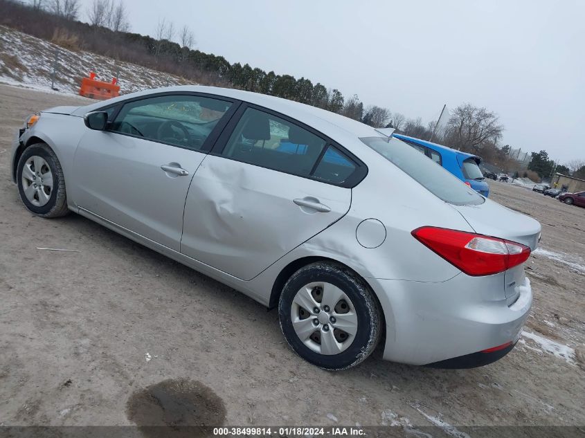 2015 KIA FORTE LX - KNAFX4A60F5427980