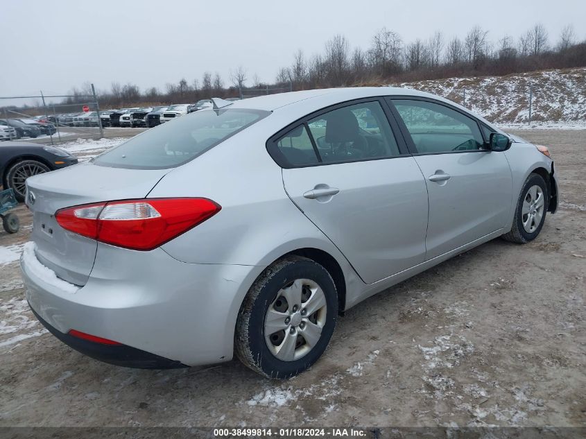 2015 KIA FORTE LX - KNAFX4A60F5427980