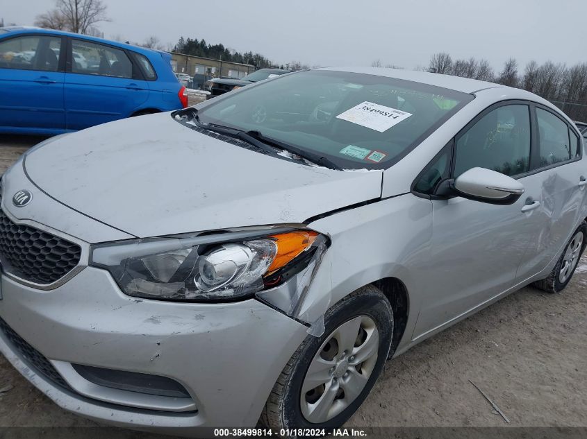 2015 KIA FORTE LX - KNAFX4A60F5427980
