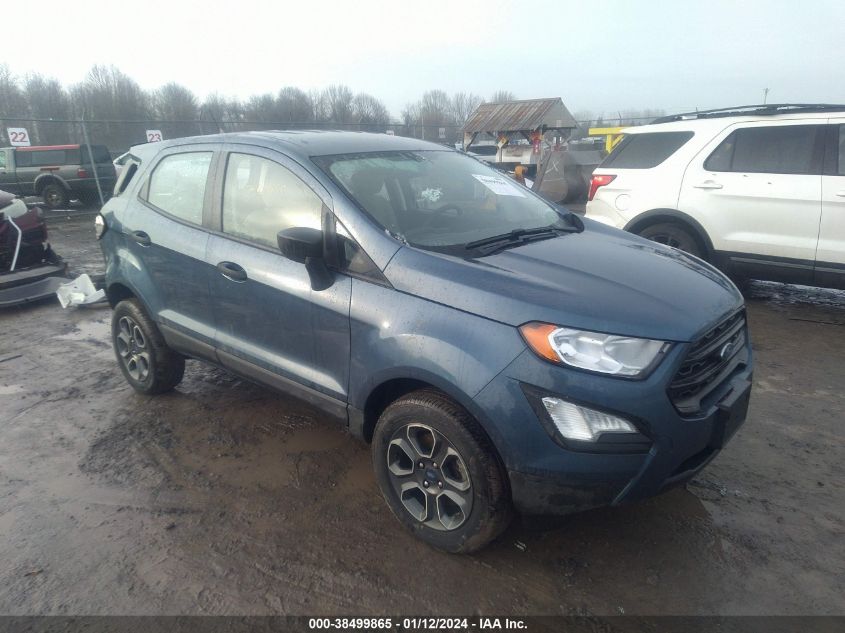 2022 FORD ECOSPORT S - MAJ6S3FL2NC470405