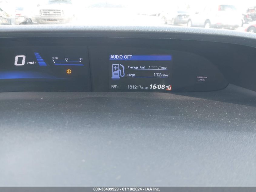 2015 HONDA CIVIC EXL - 19XFB2F92FE222187
