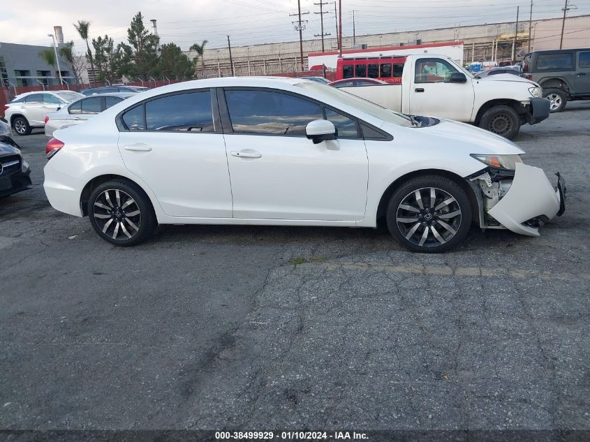 2015 HONDA CIVIC EXL - 19XFB2F92FE222187