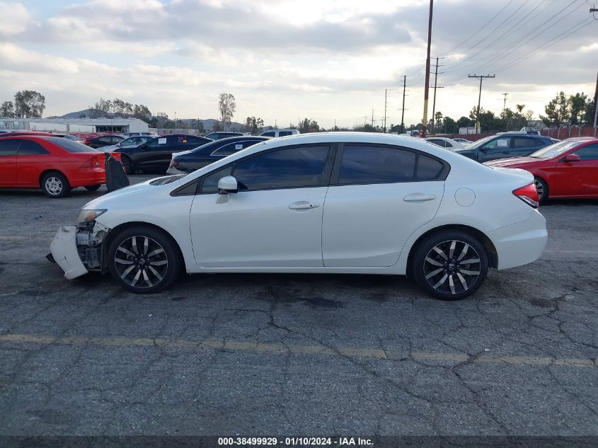 2015 HONDA CIVIC EXL - 19XFB2F92FE222187