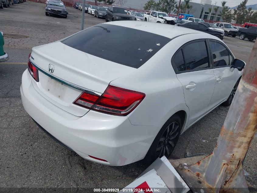 2015 HONDA CIVIC EXL - 19XFB2F92FE222187