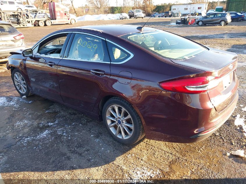 2017 FORD FUSION ENERGI SE LUXURY - 3FA6P0PUXHR197713