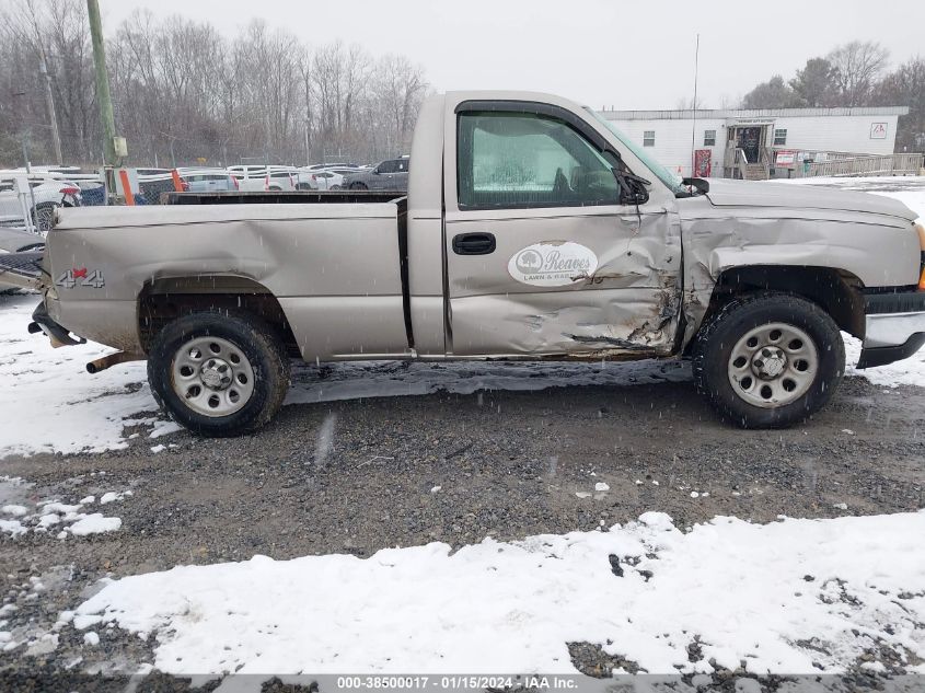 1GCEK14X97Z138834 | 2007 CHEVROLET SILVERADO 1500 CLASSIC