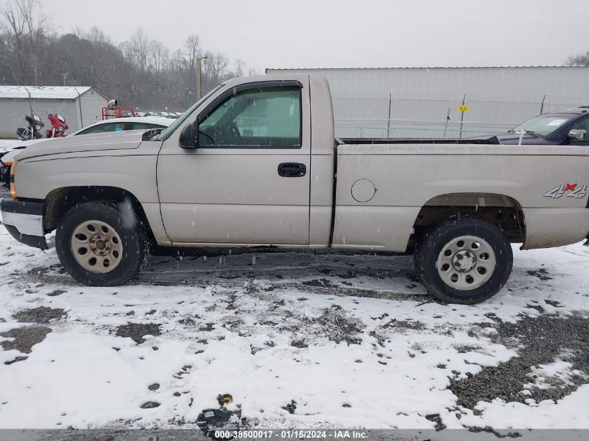 1GCEK14X97Z138834 | 2007 CHEVROLET SILVERADO 1500 CLASSIC