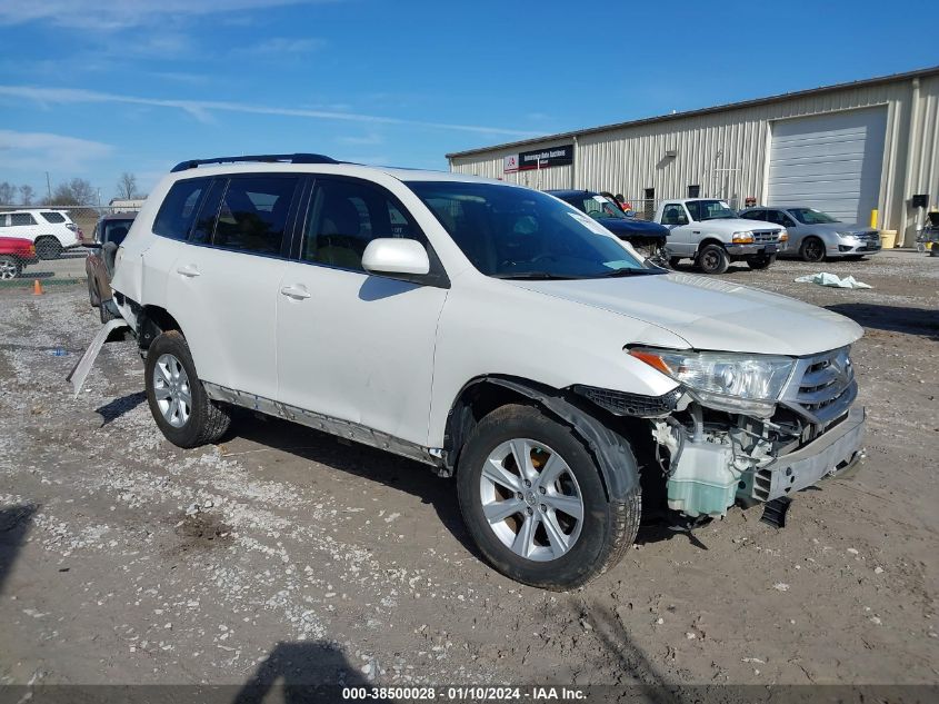 2013 TOYOTA HIGHLANDER SE V6 - 5TDZK3EH6DS099167