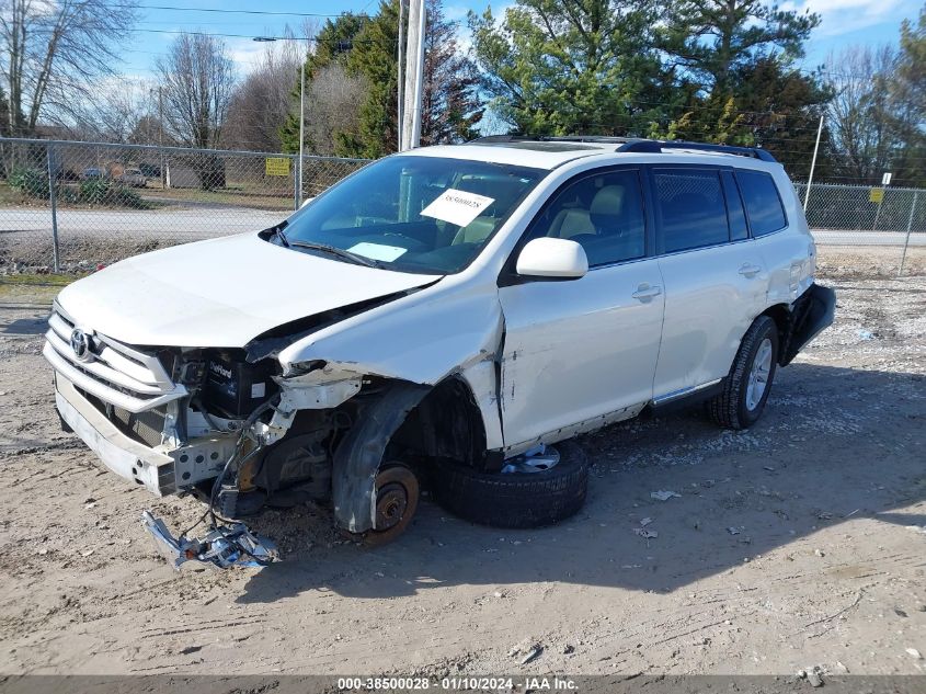 2013 TOYOTA HIGHLANDER SE V6 - 5TDZK3EH6DS099167