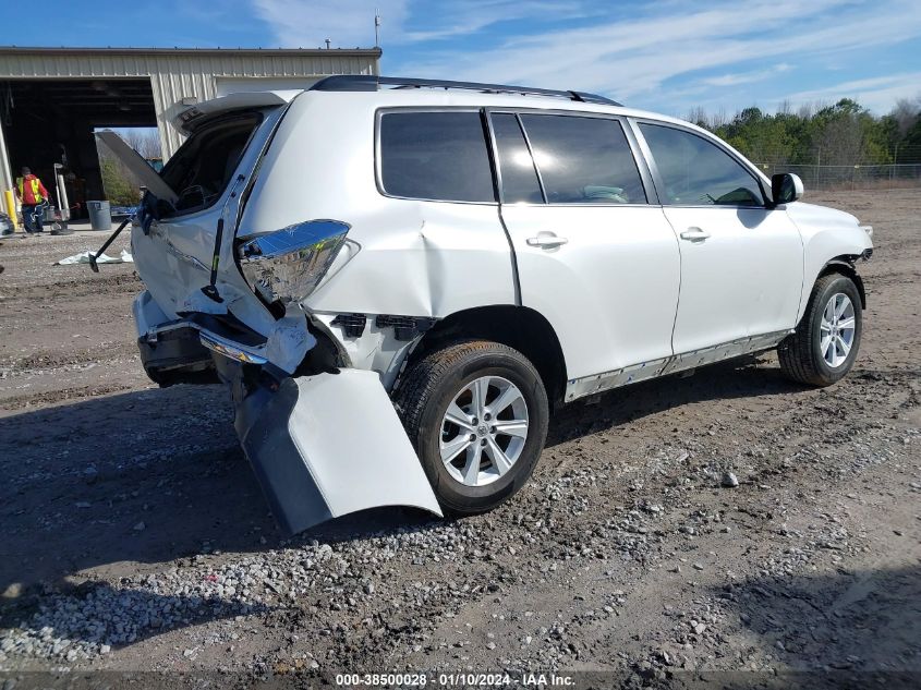 2013 TOYOTA HIGHLANDER SE V6 - 5TDZK3EH6DS099167