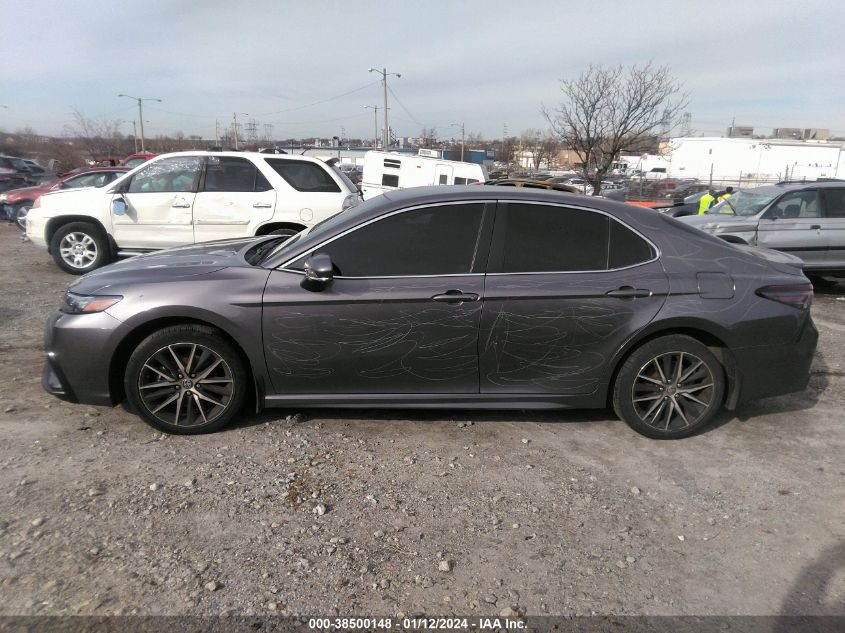 2022 TOYOTA CAMRY SE/SE NIGHT SHADE - 4T1G11AK7NU650506
